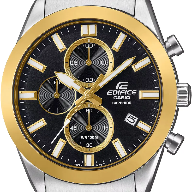 Casio Edifice Motorsports Chronograph Two-tone Men's Watch- EFB-710SG-1AV